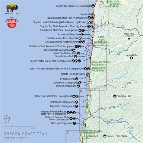 Oregon California Coast Map - Printable Maps