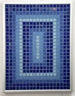 Navy Perspectives - Framed Mosaic Accent