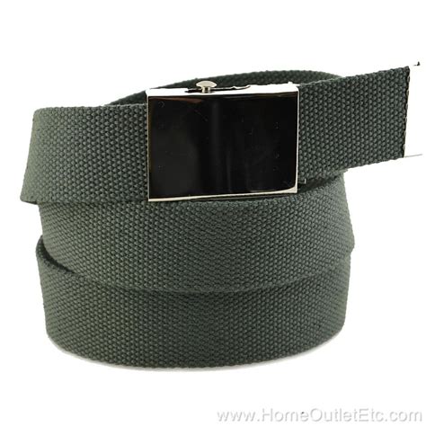 Nylon Canvas Fabric Web Belt Slide Buckle Army Military Style Unisex Mens 1 5" | eBay