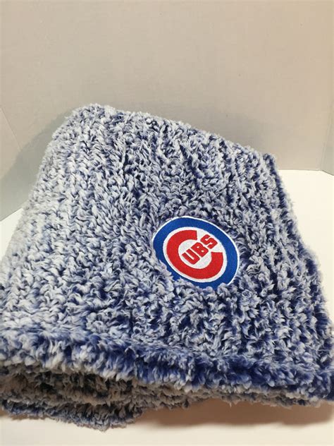 Chicago Cubs Blanket Fleece Blanket Fleece Throw Cubs Home | Etsy