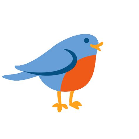 Blue Bird Singing Sticker by Home Brew Agency for iOS & Android | GIPHY