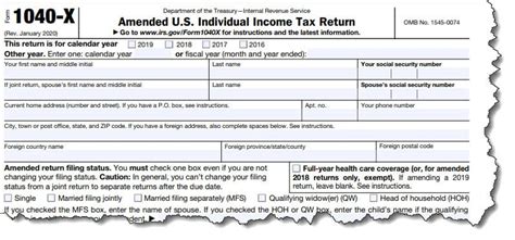 Do You Need To File An Amended Tax Return? Here's How | Account ...