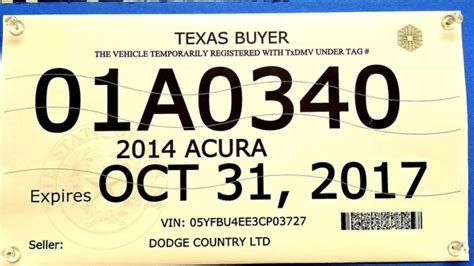 Temporary license plates being sold for cash