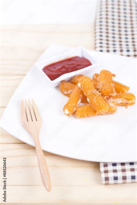 Fried Cheese Sticks Stock Photo | Adobe Stock