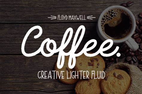 Download Coffee Font + Extras Script & Handwritten Fonts - Free ...