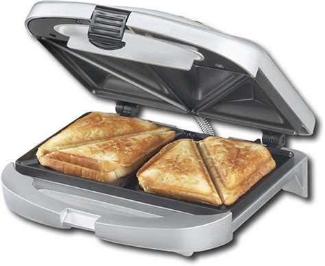 Best Buy: Cuisinart Sandwich Grill Silver WM-SW2