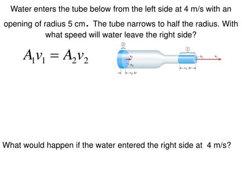 PPT - The Continuity Equation Dynamic Fluids PowerPoint Presentation - ID:6609878