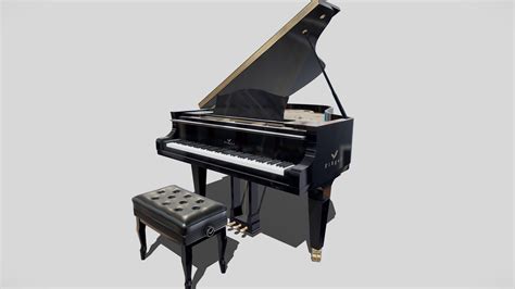 Grand Piano - Download Free 3D model by Amatsukast [159b0bd] - Sketchfab