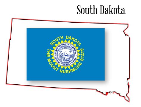 South Dakota State Map and Flag - Employee or Independent Contractor?