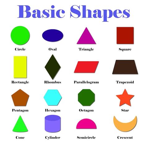 Premium Vector | Basic Shapes