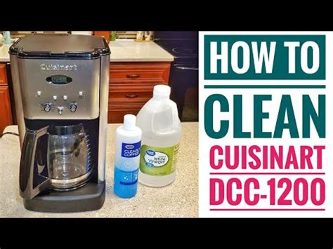 Cuisinart Coffee Maker Cleaning Instructions 12-Cup