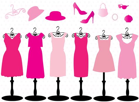 Pink Dresses & Accessories Free Stock Photo - Public Domain Pictures