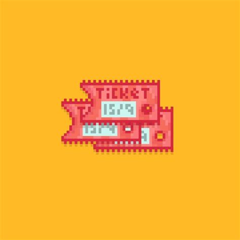 1 - Tickets : r/PixelArt