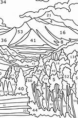 Autumn In Colorado Coloring Page  Coloring For Adultscom sketch template