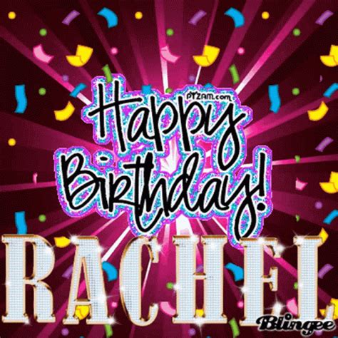 Happy Birthday Rachel GIF - Happy Birthday Rachel Confetti - Tumuklas at Magbahagi ng mga GIF