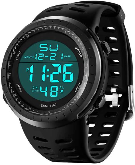 Buy LYMFHCHMen's Digital Watch, Sports Waterproof Watches for Men LED ...