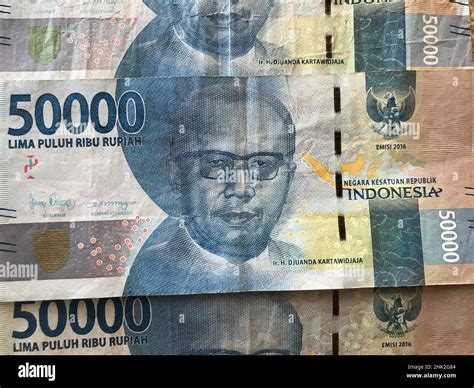 Indonesian Rupiah Money for background. Series of Indonesian rupiah banknotes for business ...