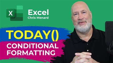 Excel Conditional Formatting with the TODAY function | Duplicate Rule: Chris Menard Training