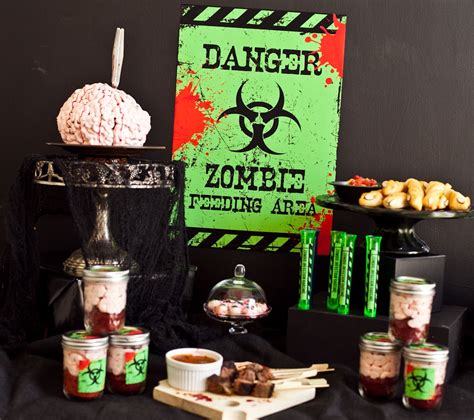 Zombie Party Ideas and Gruesome Recipes - Frog Prince Paperie