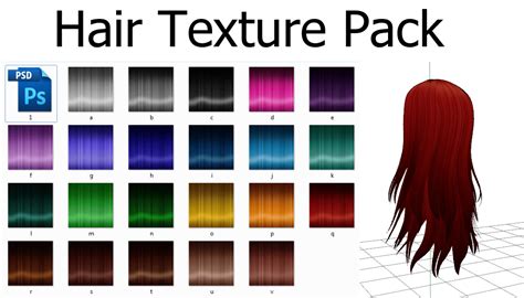 Hair Texture Pack by MissingPixieSticks on DeviantArt