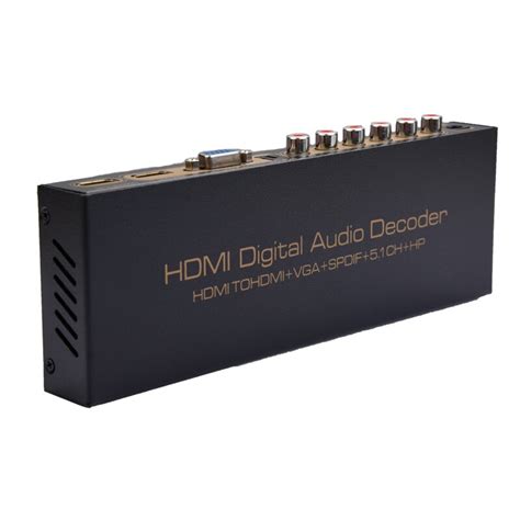 HDMI Digital o Decoder HDMI to HDMI+VGA+SPDIF+5.1C... – Grandado