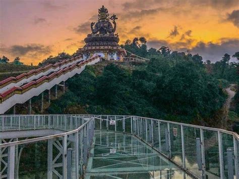 Sikkim Pelling I India’s first glass skywalk in Sikkim is located at 7,200 ft above sea level ...