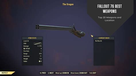 Fallout 76 Best Weapons: Top 20 Weapons Ranked [2024] - VeryAli Gaming