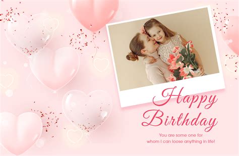 20 Birthday Messages for Mom & Stunning Birthday Card Templates | Fotor