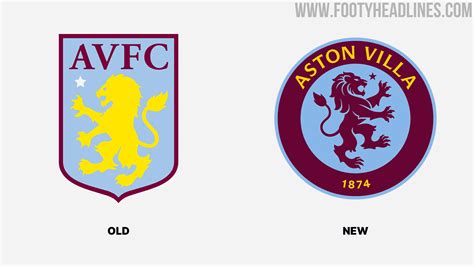 Aston Villa to Update Logo Again - Footy Headlines