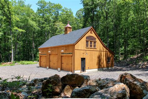 Carriage Barn 157 | Garage exterior, Barn style garage, Pole barn house plans