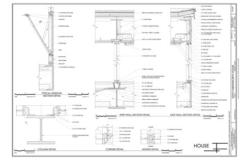 Farnsworth House Construction Details - Image to u