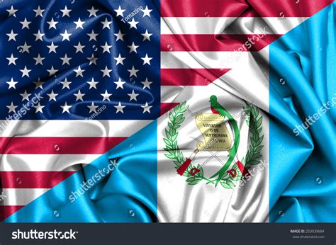 Guatemala Usa Flag