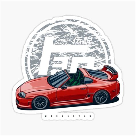 "Supra mk4" Sticker for Sale by OlegMarkaryan | Redbubble