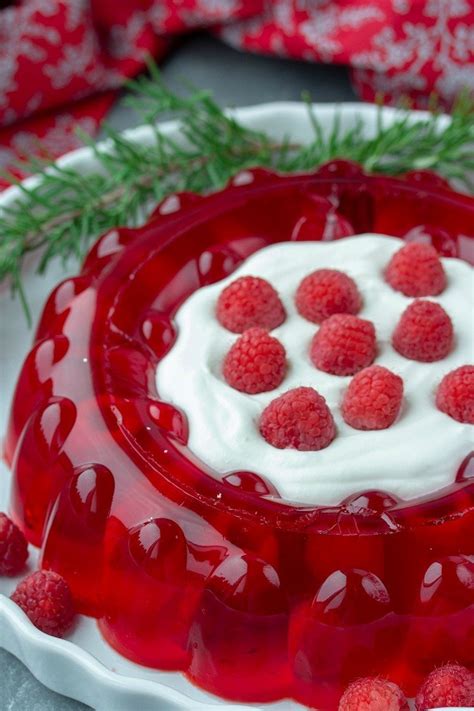 Easy Low Carb Cream Filled Raspberry Jello • Holistic Yum