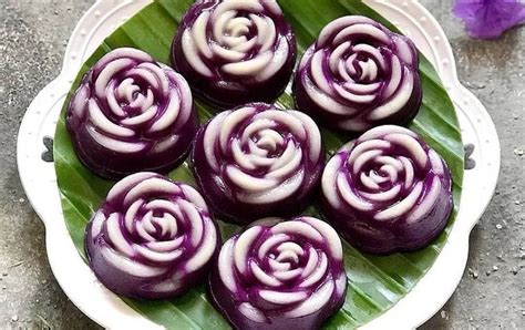 Kue Talam Ubi Ungu