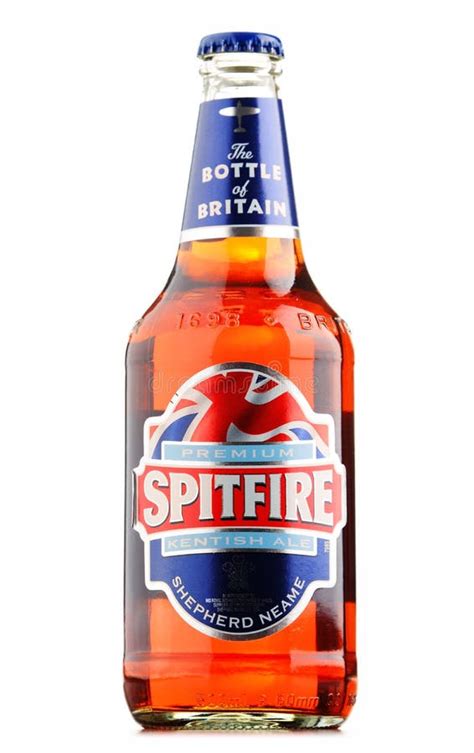 Bottle of Spitfire Premium Kentish Ale Beer Editorial Stock Image ...