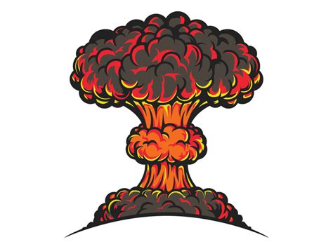 Mushroom Cloud Drawing | Free download on ClipArtMag