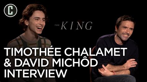 The King: Timothee Chalamet & David Michod Interview - YouTube