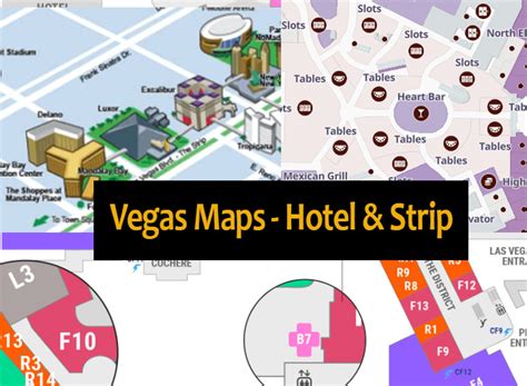 Las Vegas Hotel Locations Map - Connie Celestina