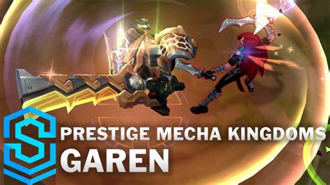 Prestige Mecha Kingdoms Garen Skin Spotlight - Pre-Release - League of Legends