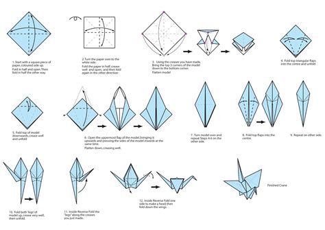 Origami Paper Crafts – How to Create an Easy Origami Crane? - Fun with Printer Crafts