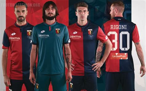 Genoa CFC 2017/18 Lotto Home Kit - FOOTBALL FASHION