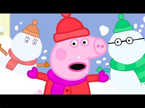 Peppa Pig Official Channel Peppa Pig's Snowy Holiday... with Snowman ...