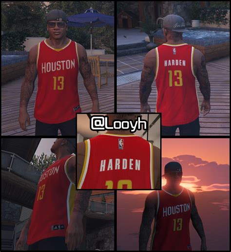 Rockets James Harden #13 jersey - GTA5-Mods.com