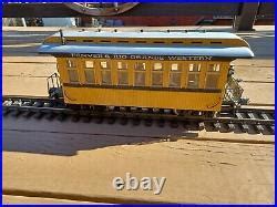 RARE G Scale USA TRAINS D&RGW PASSENGER CARS 4 Car Set | G Scale Train Set