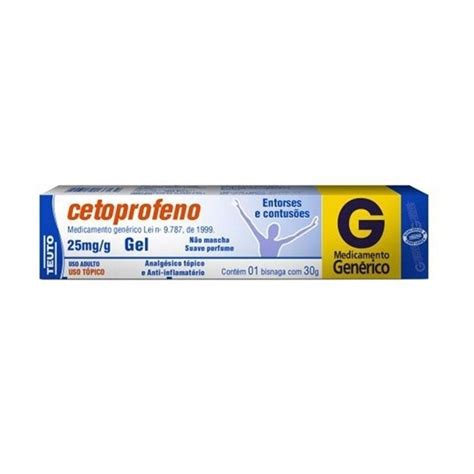 Compre Cetoprofeno Gel Teuto Genérico 30 Gramas