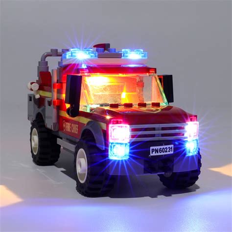 Light Kit For Fire Chief Response Truck LED Lighting Set 60231 - BuildingToyStore.com