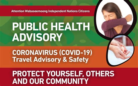 Public Health Advisory Covid-19 Notice » Wabaseemoong Independent Nations