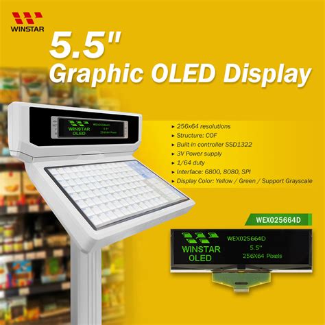 5.5" OLED Display, - Winstar 5.5 inch OLED