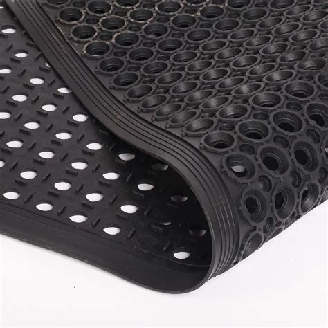 Amazon.com: uyoyous Non Slip Rubber Mat Rubber Drainage Mat 59 x 35.4 ...